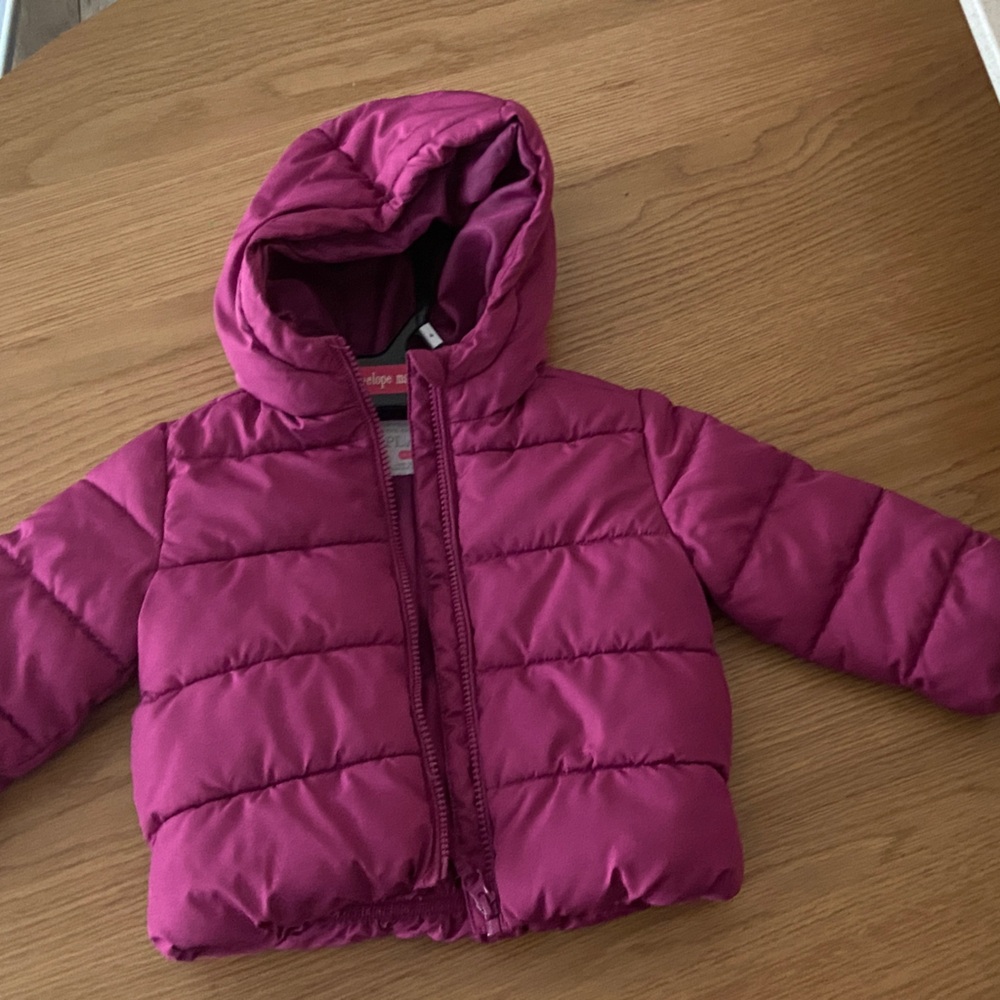 The Children's Place Magenta Puffer Jacket